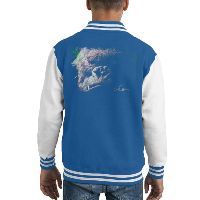 Sidney Maurer Original Portrait Of King Kong Glare Kid's Varsity Jacket