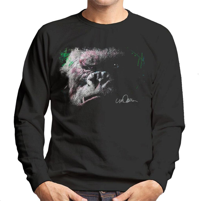 Sidney Maurer Original Portrait Of King Kong Glare Men's Sweatshirt