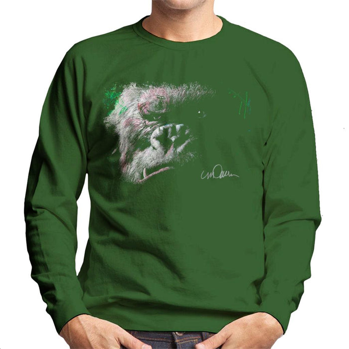 Sidney Maurer Original Portrait Of King Kong Glare Men's Sweatshirt