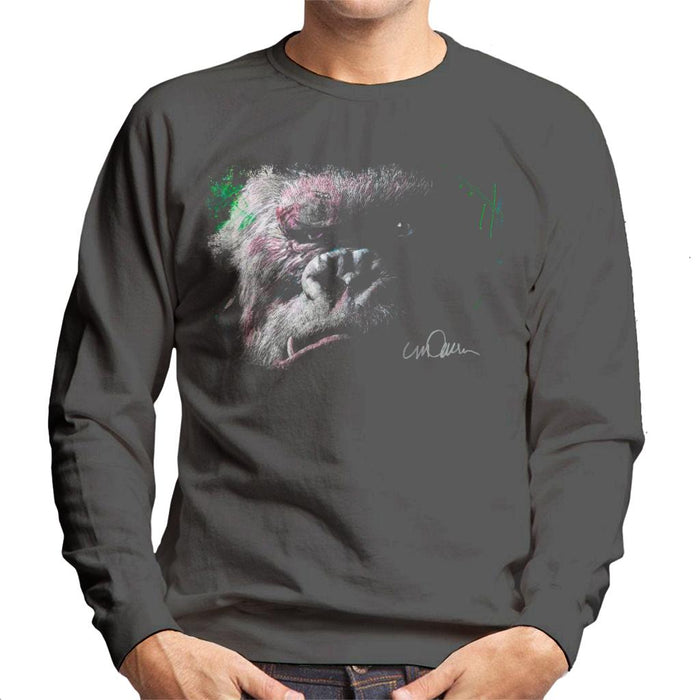 Sidney Maurer Original Portrait Of King Kong Glare Men's Sweatshirt