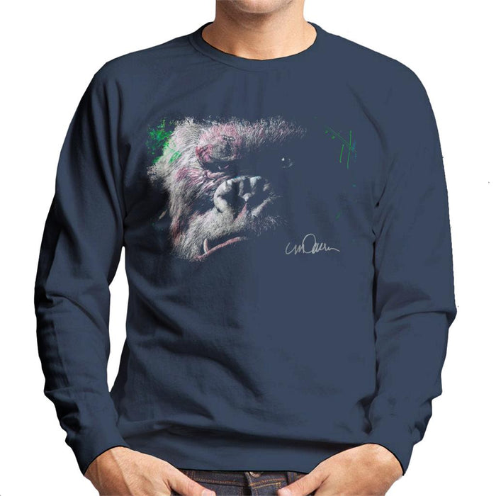 Sidney Maurer Original Portrait Of King Kong Glare Men's Sweatshirt