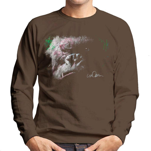 Sidney Maurer Original Portrait Of King Kong Glare Men's Sweatshirt