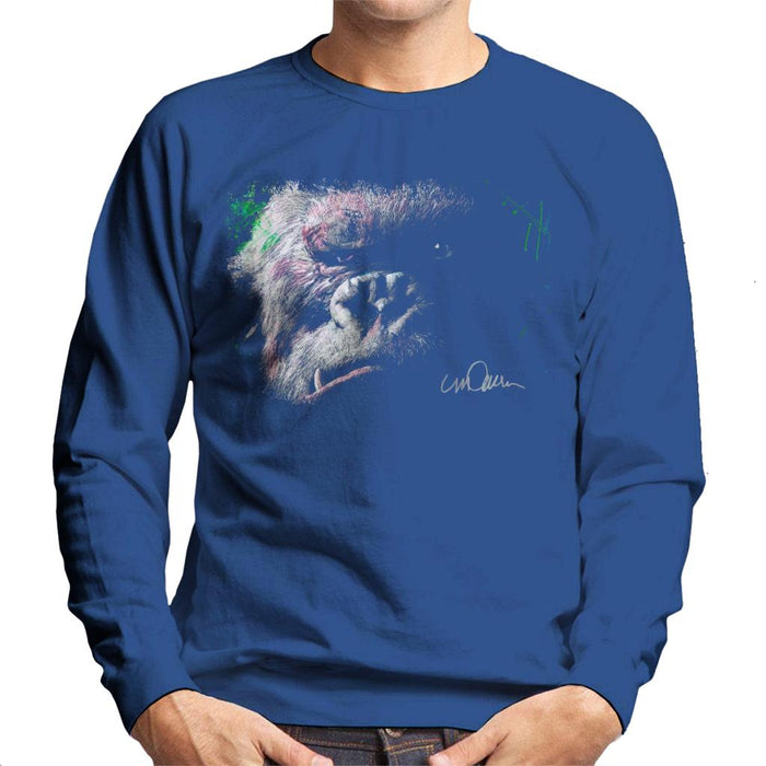 Sidney Maurer Original Portrait Of King Kong Glare Men's Sweatshirt