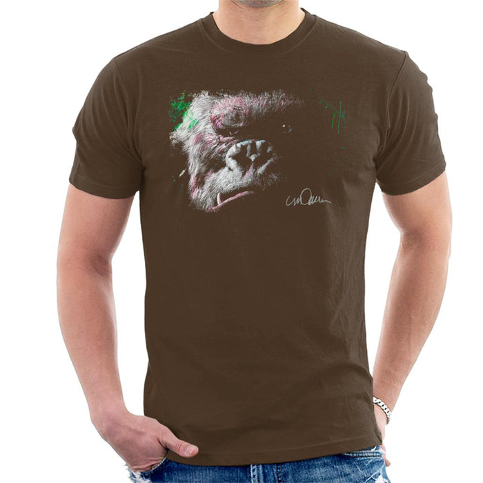 Sidney Maurer Original Portrait Of King Kong Glare Men's T-Shirt