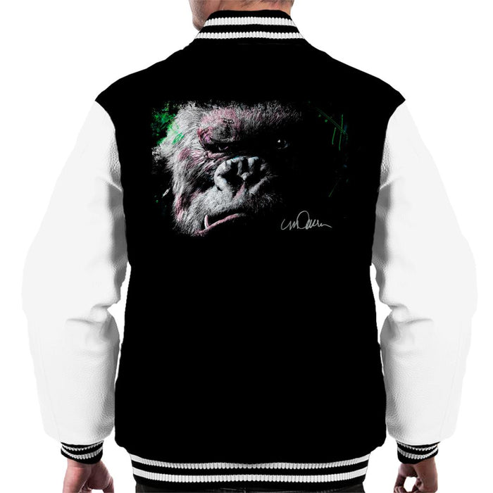 Sidney Maurer Original Portrait Of King Kong Glare Men's Varsity Jacket