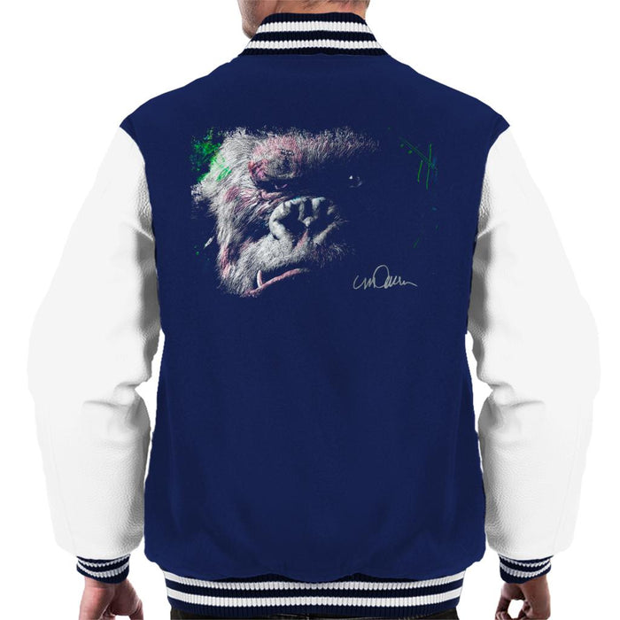 Sidney Maurer Original Portrait Of King Kong Glare Men's Varsity Jacket