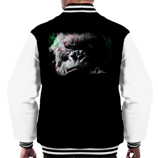 Sidney Maurer Original Portrait Of King Kong Glare Men's Varsity Jacket