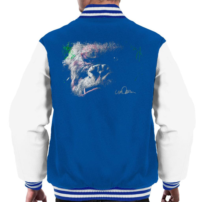 Sidney Maurer Original Portrait Of King Kong Glare Men's Varsity Jacket