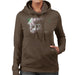 Sidney Maurer Original Portrait Of King Kong Glare Women's Hooded Sweatshirt