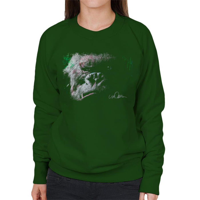 Sidney Maurer Original Portrait Of King Kong Glare Women's Sweatshirt