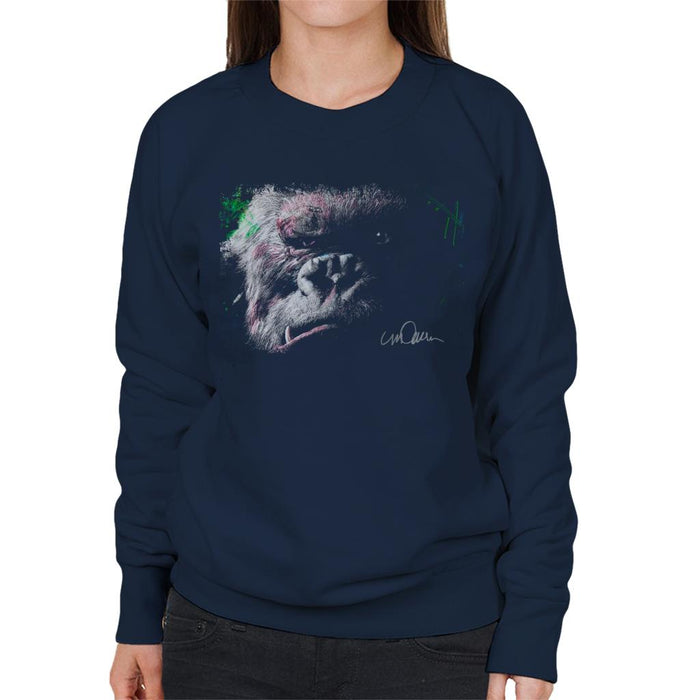 Sidney Maurer Original Portrait Of King Kong Glare Women's Sweatshirt