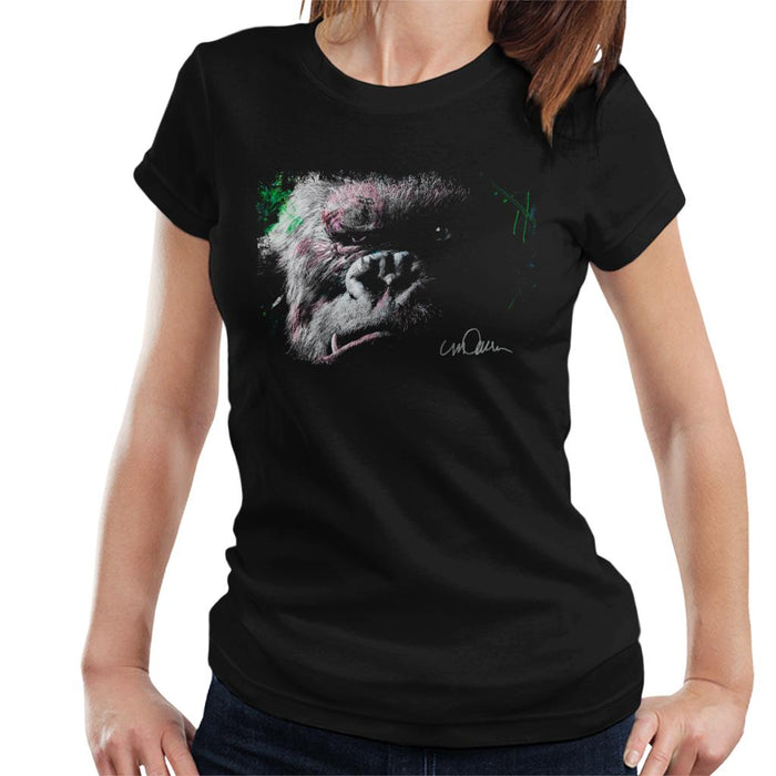 Sidney Maurer Original Portrait Of King Kong Glare Women's T-Shirt