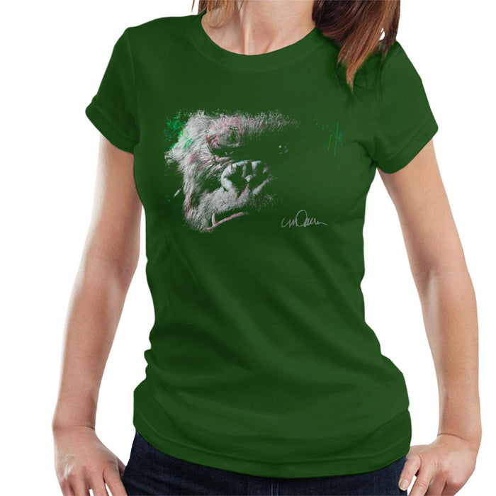 Sidney Maurer Original Portrait Of King Kong Glare Women's T-Shirt