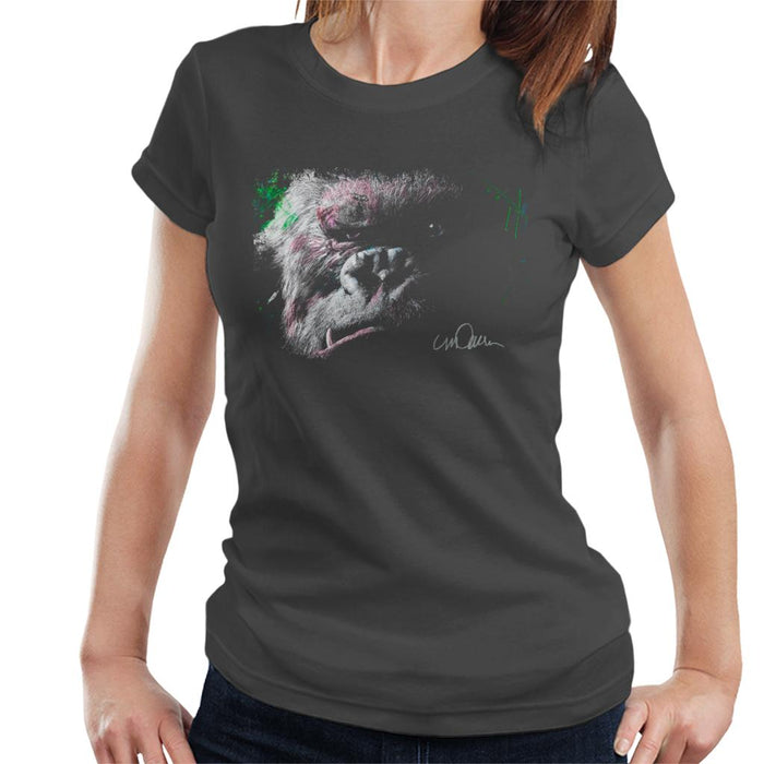 Sidney Maurer Original Portrait Of King Kong Glare Women's T-Shirt