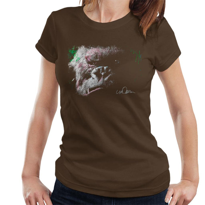 Sidney Maurer Original Portrait Of King Kong Glare Women's T-Shirt