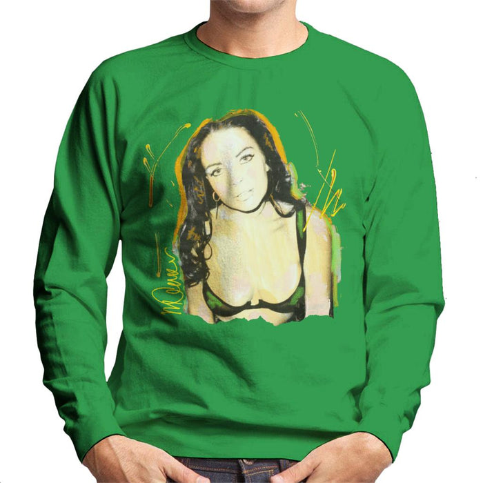 Sidney Maurer Original Portrait Of Lindsay Lohan Bra Men's Sweatshirt