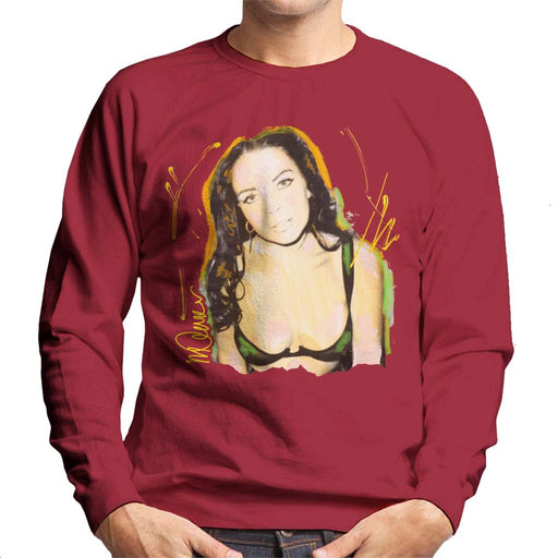 Sidney Maurer Original Portrait Of Lindsay Lohan Bra Men's Sweatshirt