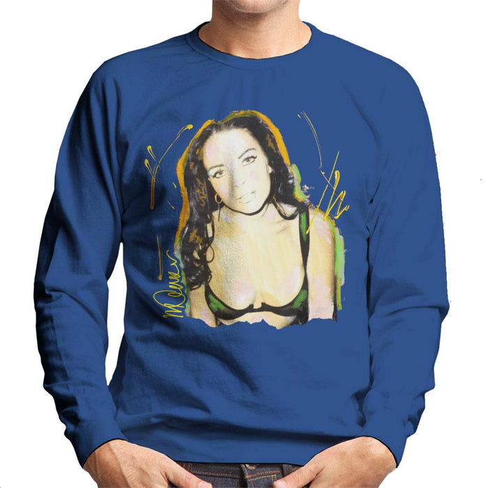 Sidney Maurer Original Portrait Of Lindsay Lohan Bra Men's Sweatshirt