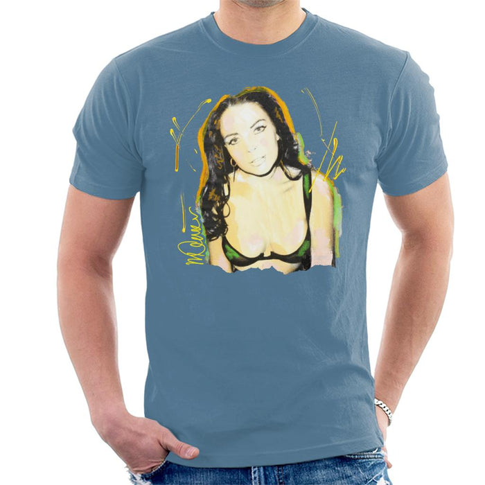 Sidney Maurer Original Portrait Of Lindsay Lohan Bra Men's T-Shirt