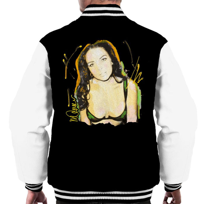 Sidney Maurer Original Portrait Of Lindsay Lohan Bra Men's Varsity Jacket