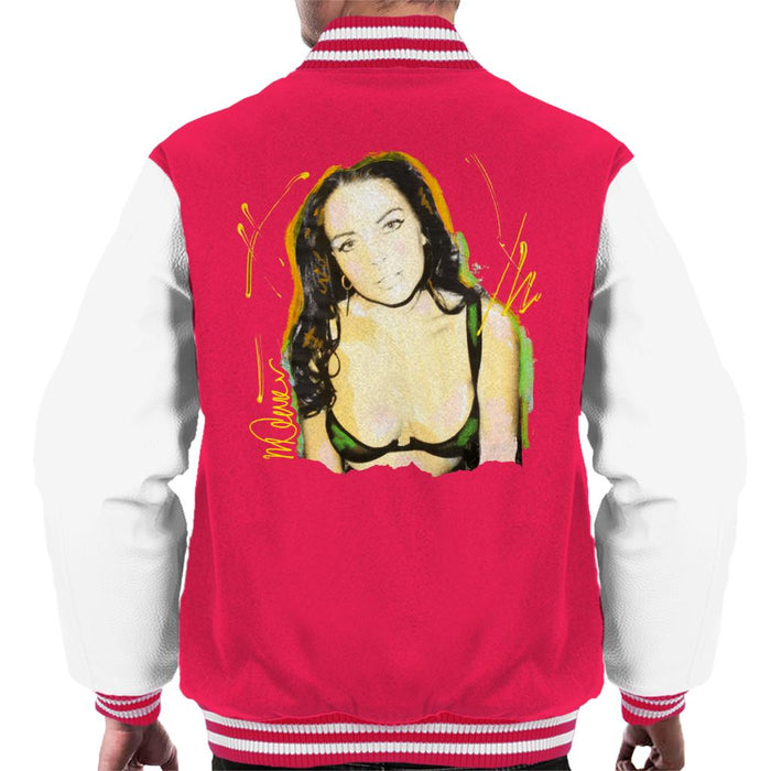 Sidney Maurer Original Portrait Of Lindsay Lohan Bra Men's Varsity Jacket