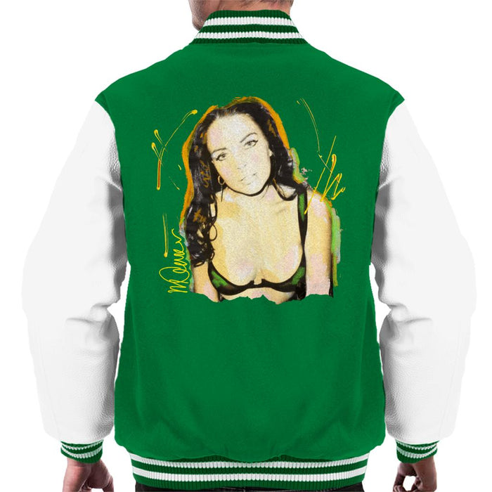 Sidney Maurer Original Portrait Of Lindsay Lohan Bra Men's Varsity Jacket