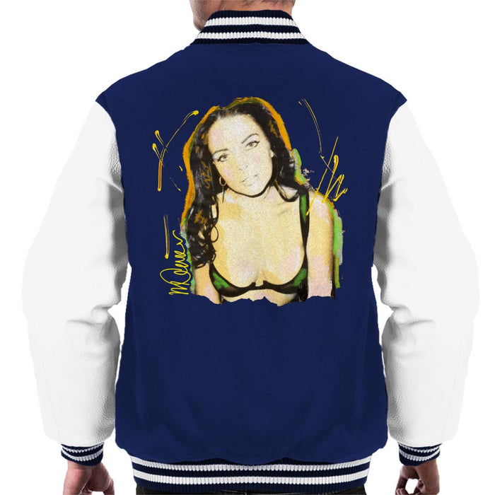 Sidney Maurer Original Portrait Of Lindsay Lohan Bra Men's Varsity Jacket