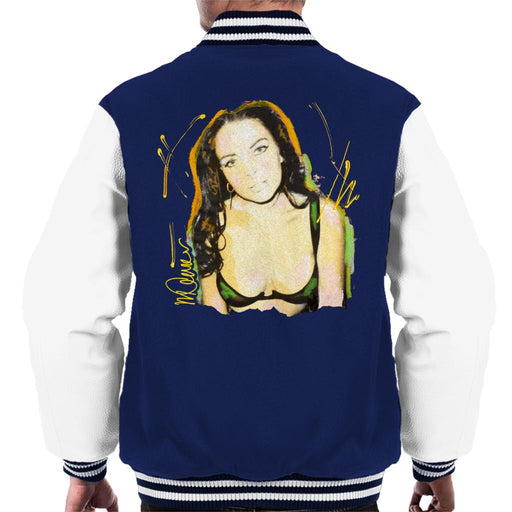 Sidney Maurer Original Portrait Of Lindsay Lohan Bra Men's Varsity Jacket