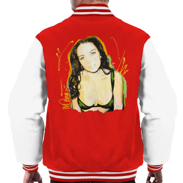 Sidney Maurer Original Portrait Of Lindsay Lohan Bra Men's Varsity Jacket