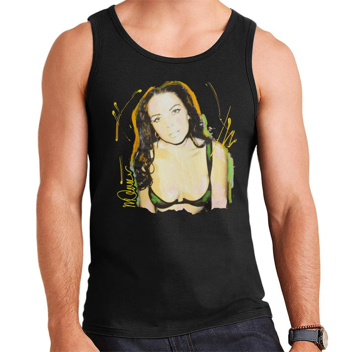 Sidney Maurer Original Portrait Of Lindsay Lohan Bra Men's Vest