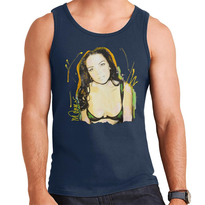 Sidney Maurer Original Portrait Of Lindsay Lohan Bra Men's Vest