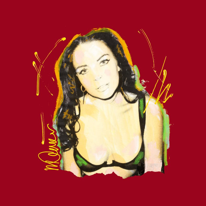 Sidney Maurer Original Portrait Of Lindsay Lohan Bra Women's Sweatshirt