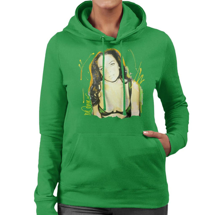 Sidney Maurer Original Portrait Of Lindsay Lohan Bra Women's Hooded Sweatshirt