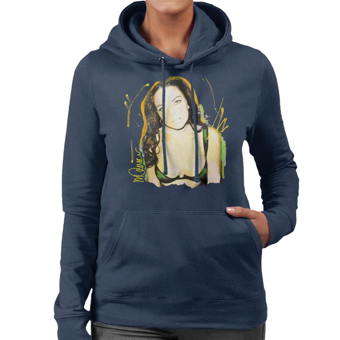 Sidney Maurer Original Portrait Of Lindsay Lohan Bra Women's Hooded Sweatshirt