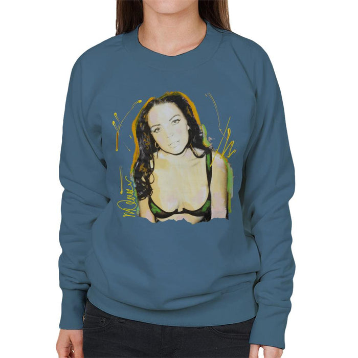 Sidney Maurer Original Portrait Of Lindsay Lohan Bra Women's Sweatshirt
