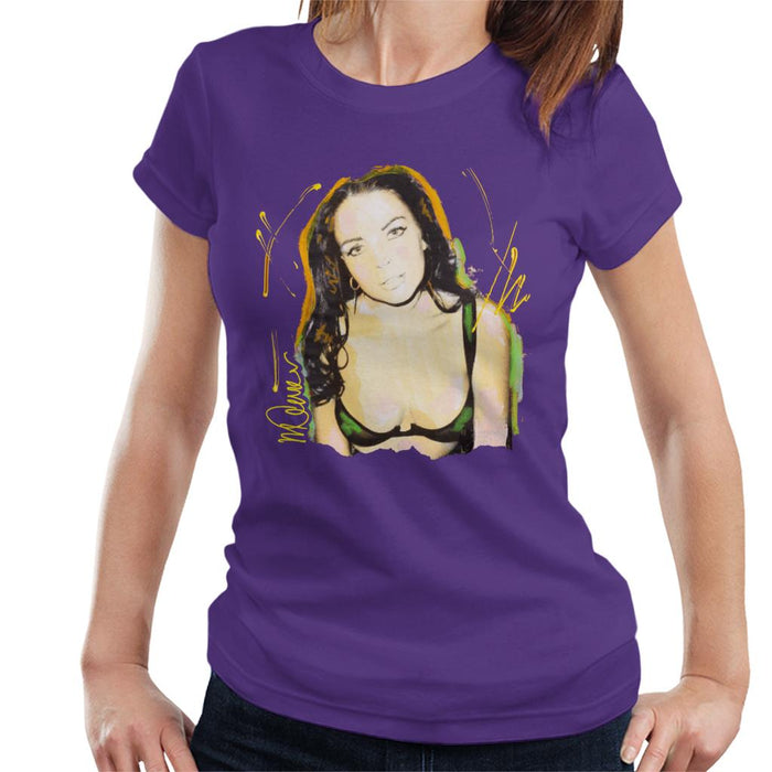 Sidney Maurer Original Portrait Of Lindsay Lohan Bra Women's T-Shirt