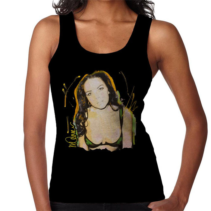 Sidney Maurer Original Portrait Of Lindsay Lohan Bra Women's Vest