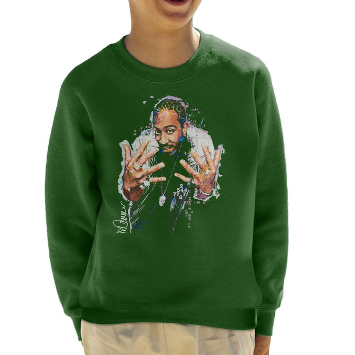 Sidney Maurer Original Portrait Of Ludacris Kid's Sweatshirt