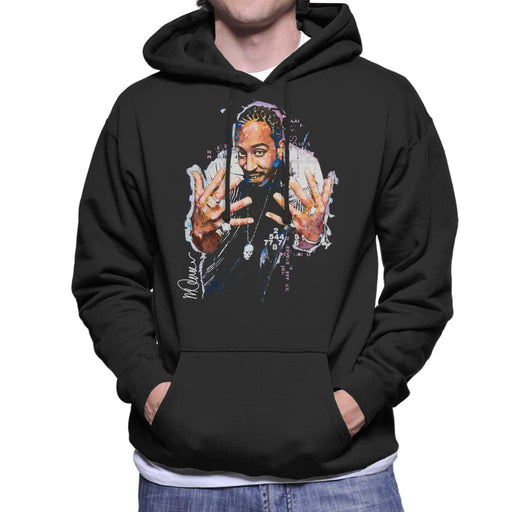 Sidney Maurer Original Portrait Of Ludacris Men's Hooded Sweatshirt