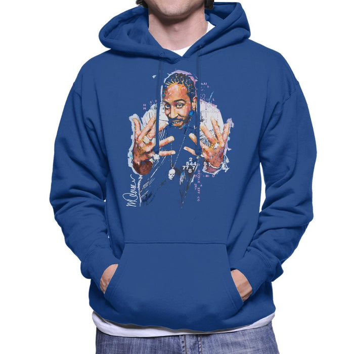 Sidney Maurer Original Portrait Of Ludacris Men's Hooded Sweatshirt