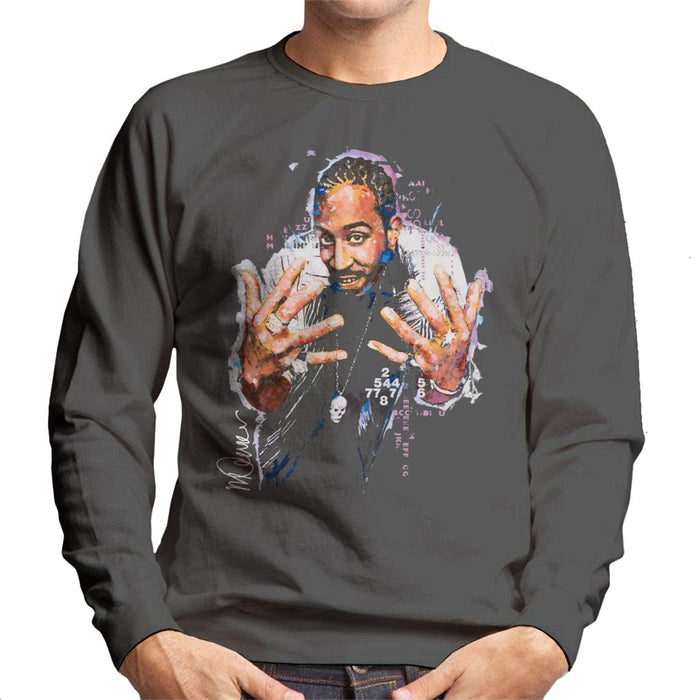 Sidney Maurer Original Portrait Of Ludacris Men's Sweatshirt