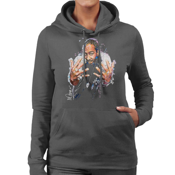 Sidney Maurer Original Portrait Of Ludacris Women's Hooded Sweatshirt