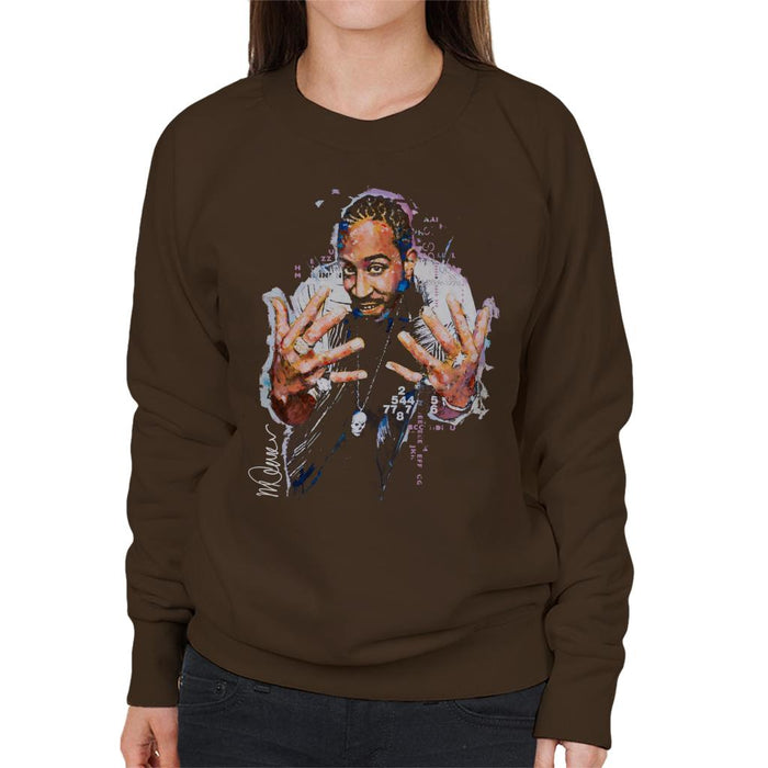 Sidney Maurer Original Portrait Of Ludacris Women's Sweatshirt