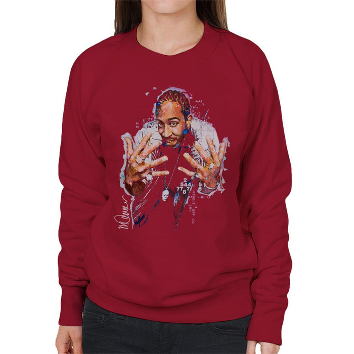 Sidney Maurer Original Portrait Of Ludacris Women's Sweatshirt