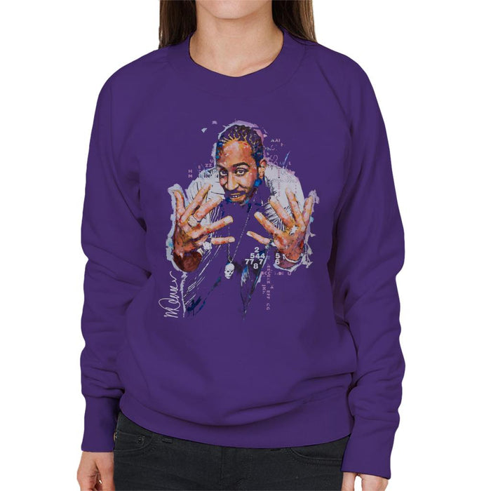 Sidney Maurer Original Portrait Of Ludacris Women's Sweatshirt