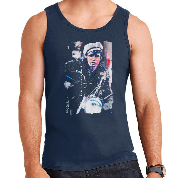 Sidney Maurer Original Portrait Of Marlon Brando The Wild One Men's Vest