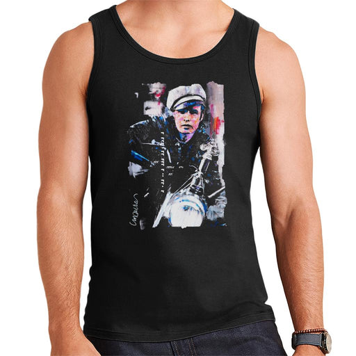 Sidney Maurer Original Portrait Of Marlon Brando The Wild One Men's Vest