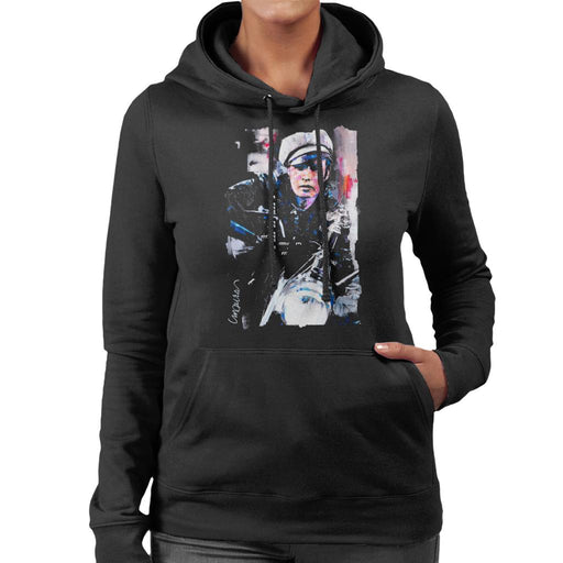 Sidney Maurer Original Portrait Of Marlon Brando The Wild One Women's Hooded Sweatshirt
