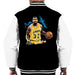 Sidney Maurer Original Portrait Of Magic Johnson Lakers Men's Varsity Jacket
