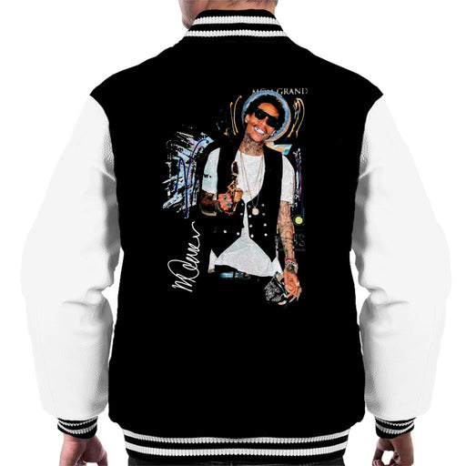 Sidney Maurer Original Portrait Of Wiz Khalifa Billboard Award Men's Varsity Jacket
